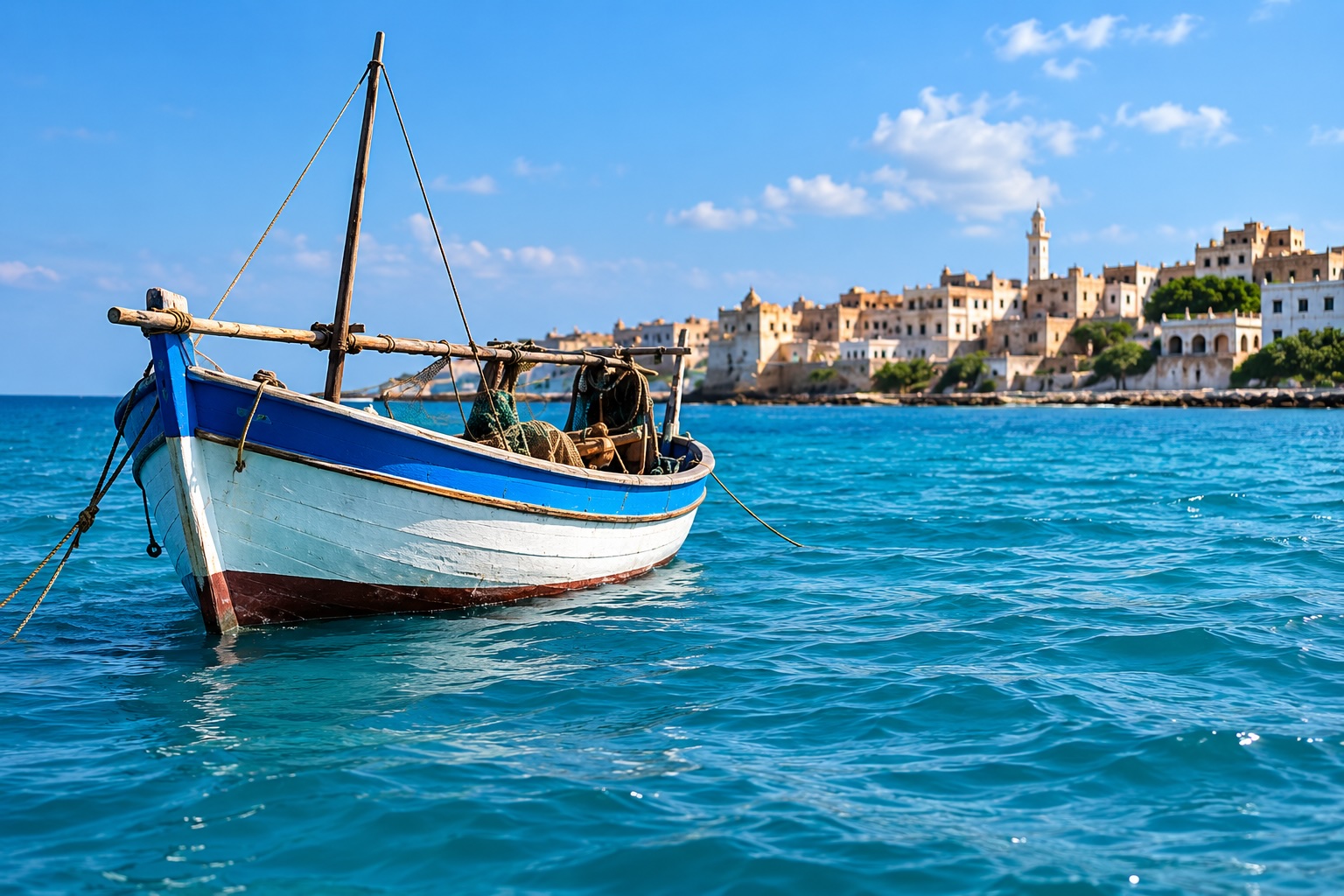 Somali coastal fishing activity representing sustainable blue economy livelihoods